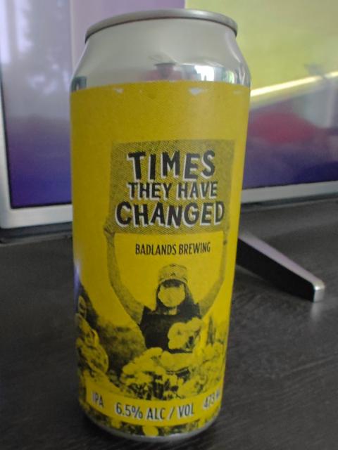Times They Have Changed (2025) 6.5%, Badlands Brewing Company, Canada