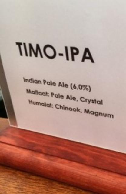 Timo-IPA 6.0%, Nokian Panimo, Finland
