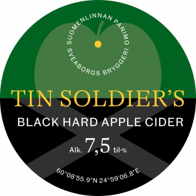 Tin Soldier's Black Apple 7.5%, Suomenlinnan Panimo, Finland
