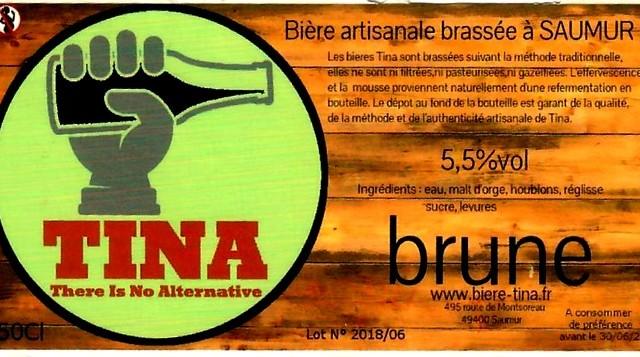 Tina Brune 5.5%, Brasserie Artisanale Tina [Closed], France