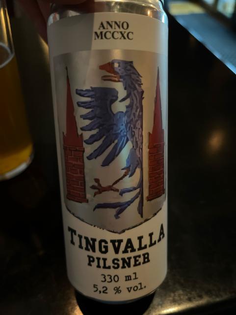 Tingvalla Pilsner 5.2%, Stay true brewing, Sweden