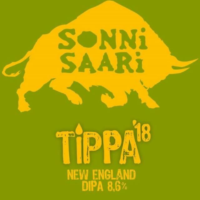 Tippa '18 New England DIPA 8.6%, Sonnisaari Panimo, Finland