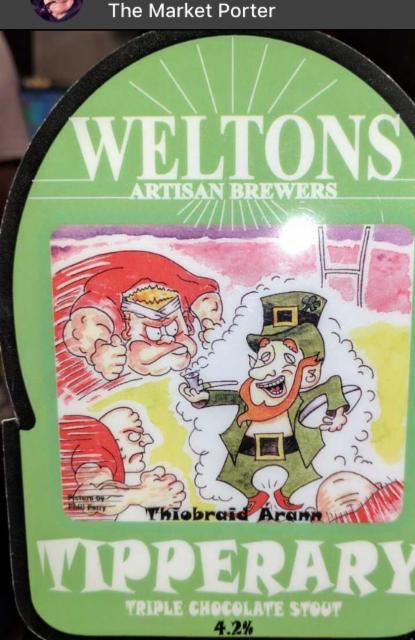 Tipperary 4.2%, Weltons Brewery Ltd, England