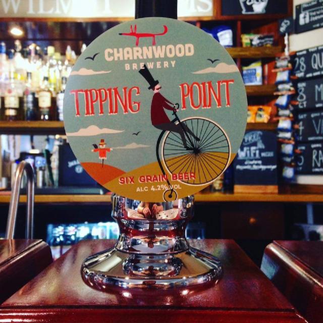 Tipping Point 4.2%, Charnwood Brewery, England
