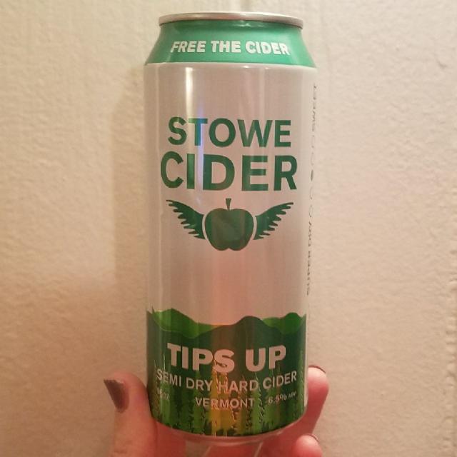 Tips Up 6.5%, Stowe Cider, United States