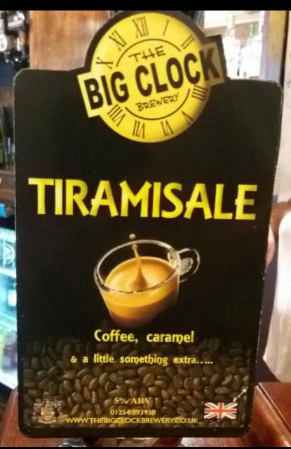 Tiramisale 5.0%, The Big Clock Brewery, England