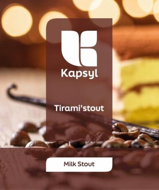 Tirami'Stout 7.0%, Brasserie Kapsyl, France