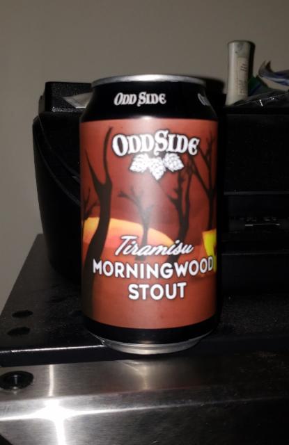 Tiramisu Morningwood Stout 12.3%, Odd Side Ales, United States