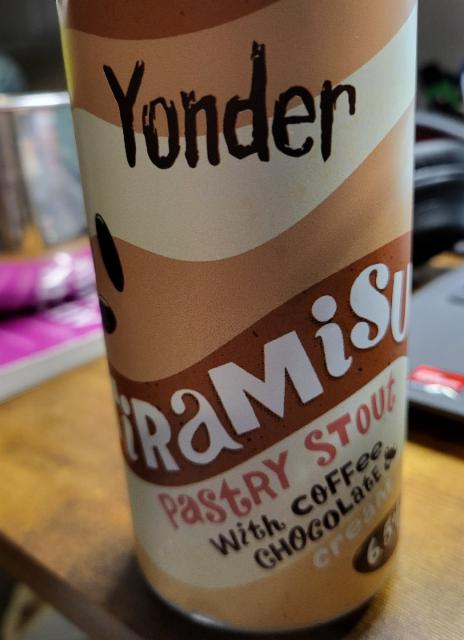 Tiramisu Pastry Stout with Coffee and Chocolate 6.5%, Yonder Brewing, England