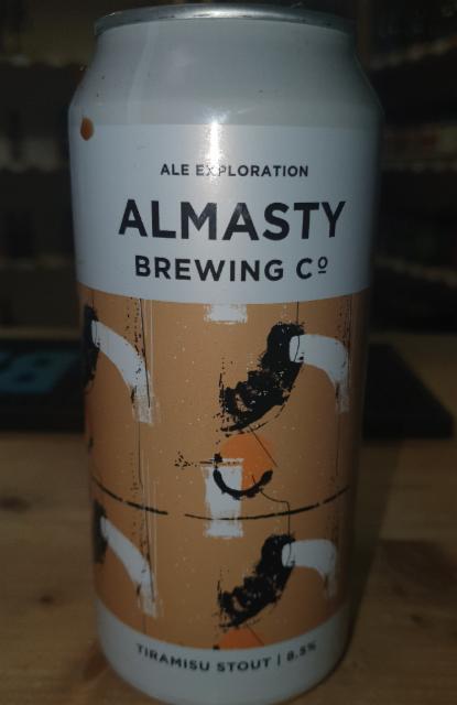 tiramisu stout 8.5%, Almasty Brewing Co, England