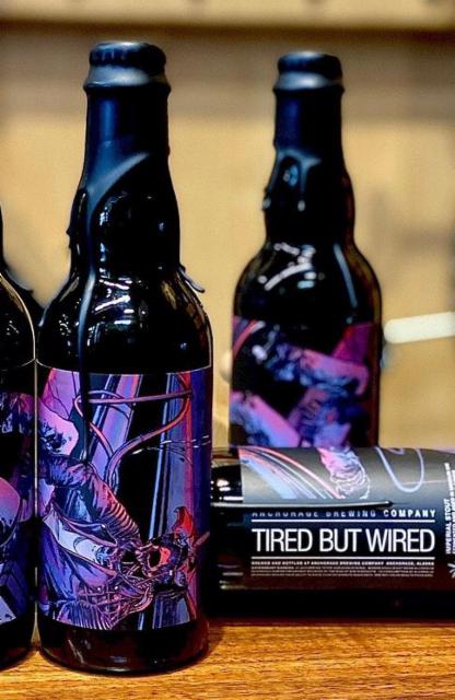 Tired But Wired 15.5%, Anchorage Brewing Company, United States