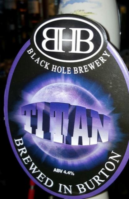 Titan 4.4%, BLACK HOLE BREWERY, England