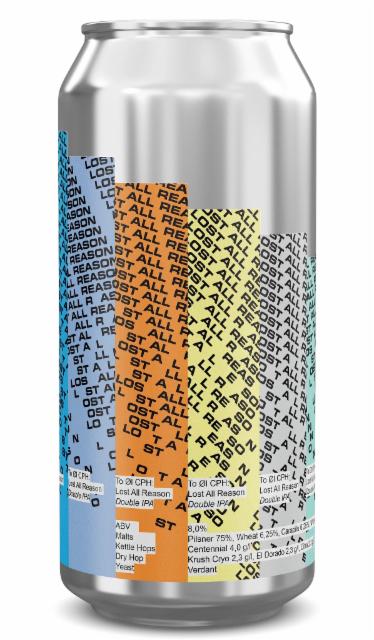 CPH Lost All Reason Double IPA, To Øl