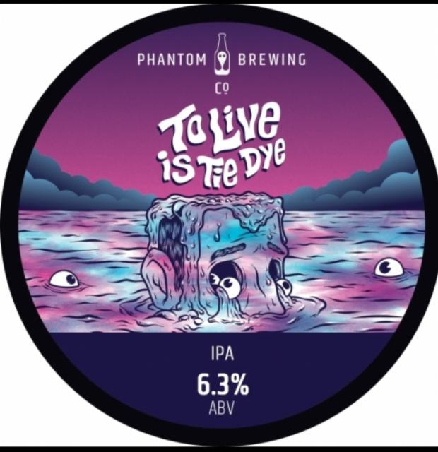 To Live is Tie Dye 6.3%, Phantom Brewing Co., England
