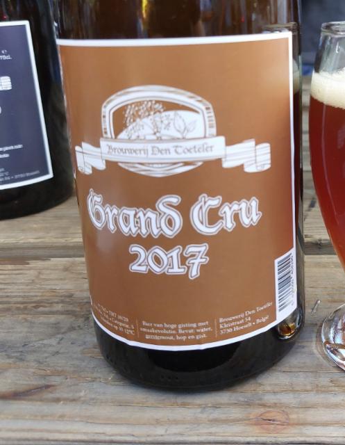 Toetëlèr Grand Cru (2017) 8.5%, Brouwerij Den Toetëlèr, Belgium