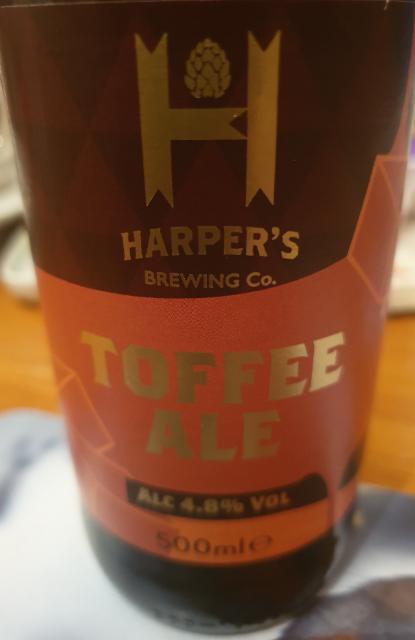 Harper's Toffee Ale 4.8%, Harper's Brewing Company, England