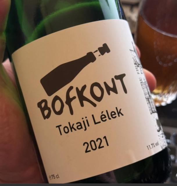 tokaji lelek 2021 11.7%, Bofkont, Belgium