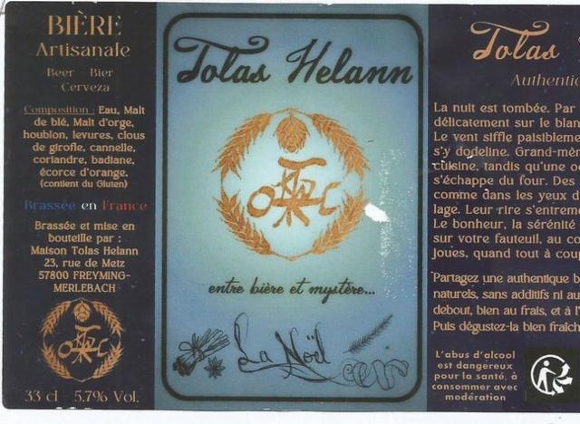Tolas Helann Noël 5.7%, Maison Tolas Helann, France