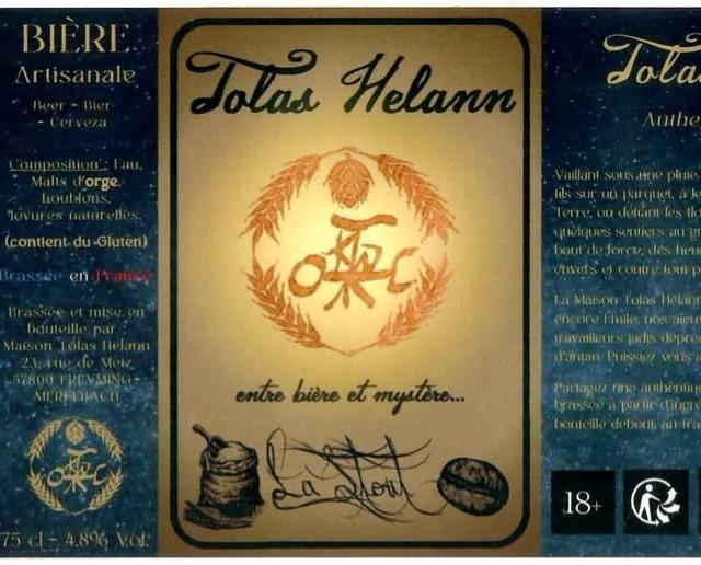 Tolas Helann Stout 4.8%, Maison Tolas Helann [Closed], France