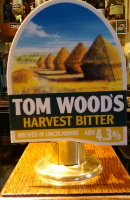 Tom Wood's Harvest Bitter 4.3%, Lincolnshire Craft Beers, England
