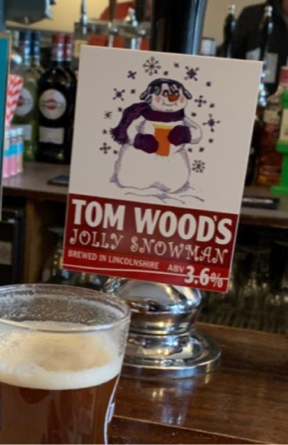 Tom Wood's Jolly Snowman 3.6%, Lincolnshire Craft Beers, England