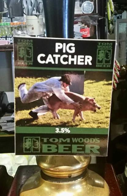 Tom Wood's Pig Catcher 3.5%, Lincolnshire Craft Beers, England