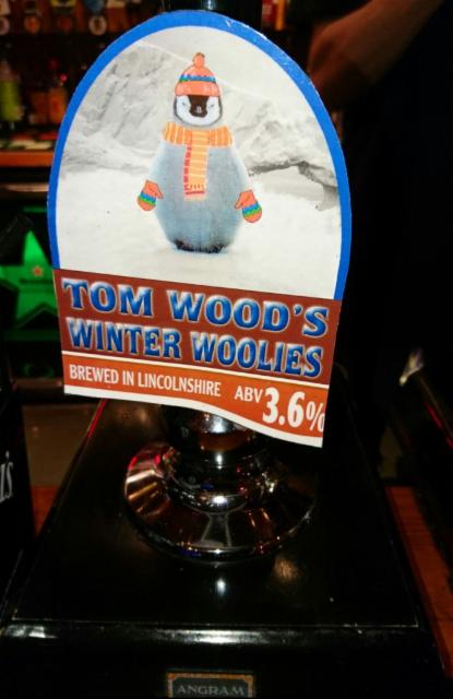 Tom Wood's Winter Woolies 3.6%, Lincolnshire Craft Beers, England