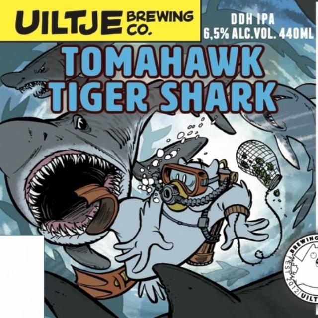 Tomahawk Tiger Shark 6.5%, Uiltje Brewing Co, Netherlands