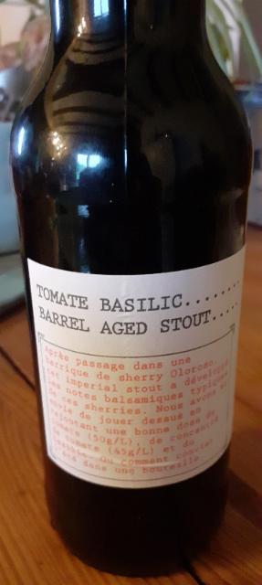 Tomate Basilic Barrel Aged Stout 10.0%, La Manufacture De Bières, France