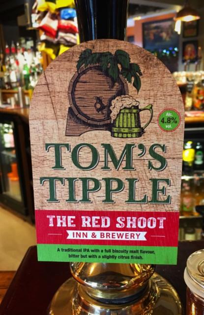 Tom's Tipple 4.8%, The Red Shoot Inn & Brewery, England