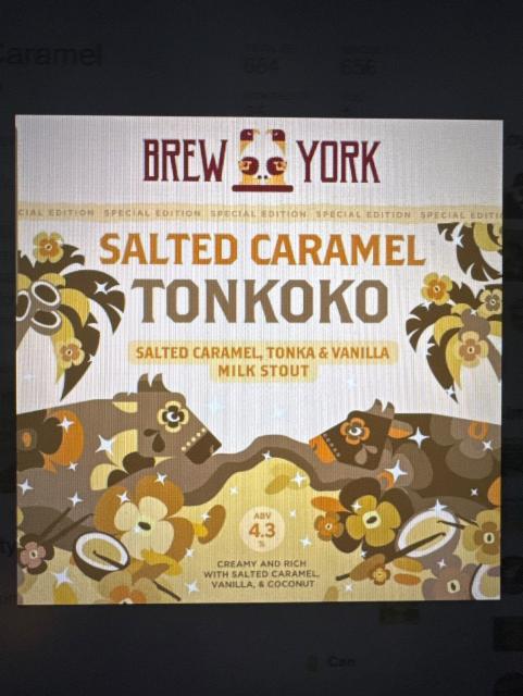 Tonkoko - Salted Caramel 4.3%, Brew York, England