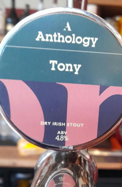 Tony 4.8%, Anthology Brewing Company, England