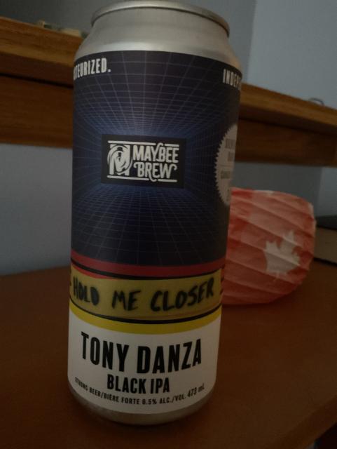 Tony Danza Black IPA 6.5%, Maybee Brewing, Canada