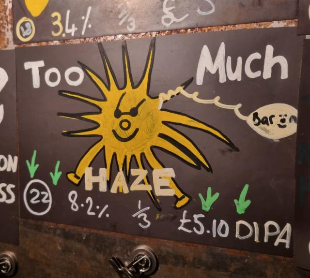 Too Much Haze 8.2%, Baron, England