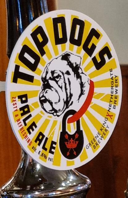 Top Dogs 4.4%, Greene King, England