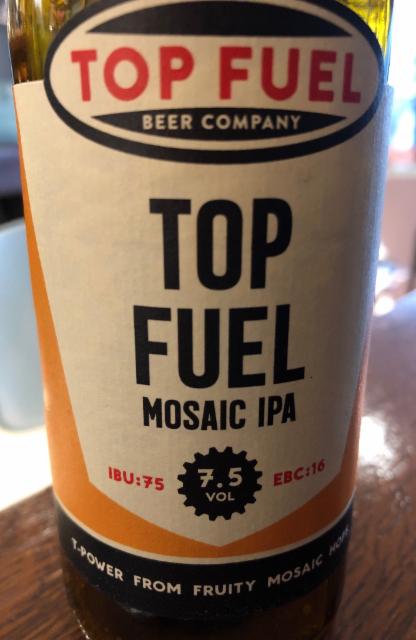 Top Fuel Mosaic IPA 7.5%, Top Fuel Beer Company, Finland