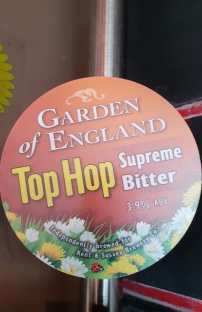 Top Hop Supreme Bitter 3.9%, Kent And Sussex Brewery Company, England