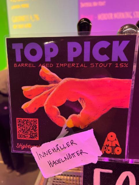 Top Pick 15.0%, Stigbergets Bryggeri, Sweden