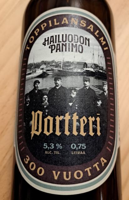 Toppilansalmi Portteri 5.3%, Hailuodon Panimo, Finland