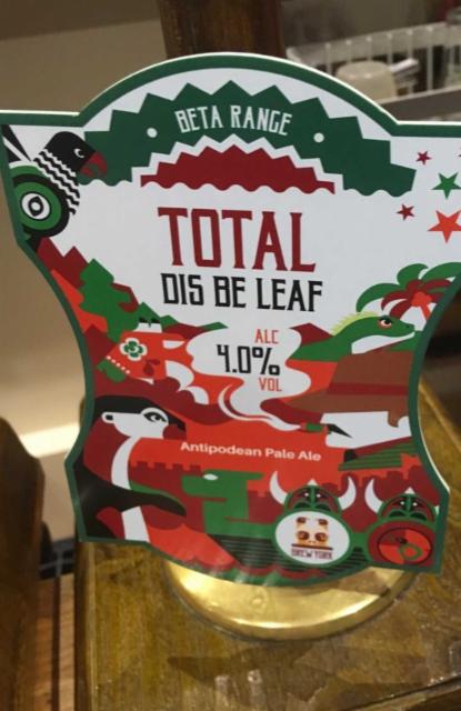 Total Dis Be Leaf 4.0%, Brew York, England