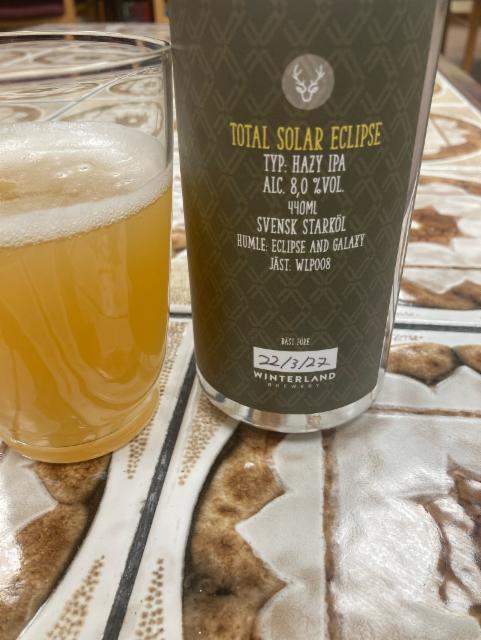 Total solar eclipse, Winterland Brewery