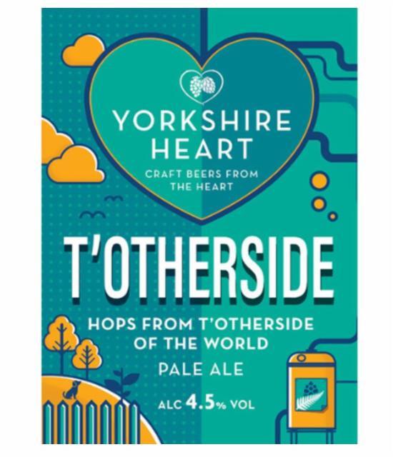 T'otherside 4.5%, Yorkshire Heart, England