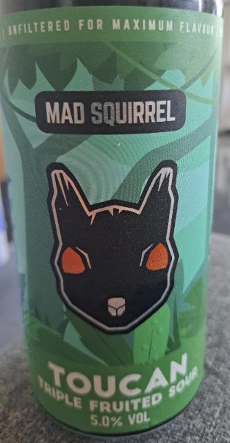 Toucan 5.0%, Mad Squirrel Brewing, England