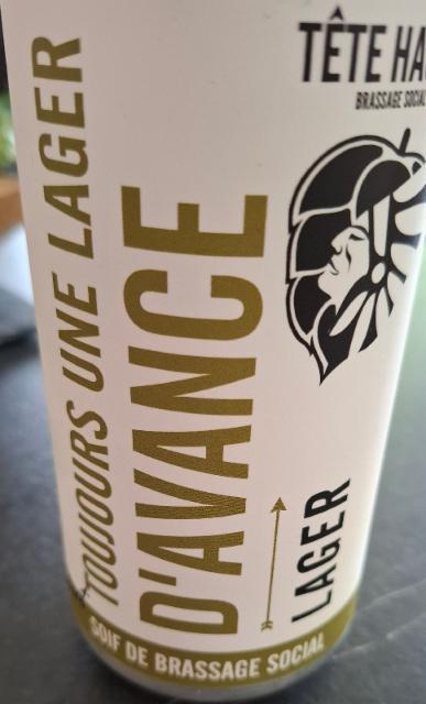 Toujours Une Lager D'Avance 5.0%, Brasserie Tête Haute, France
