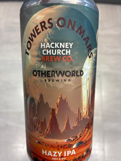 Towers on mars 6.5%, Hackney Church Brew Co., England