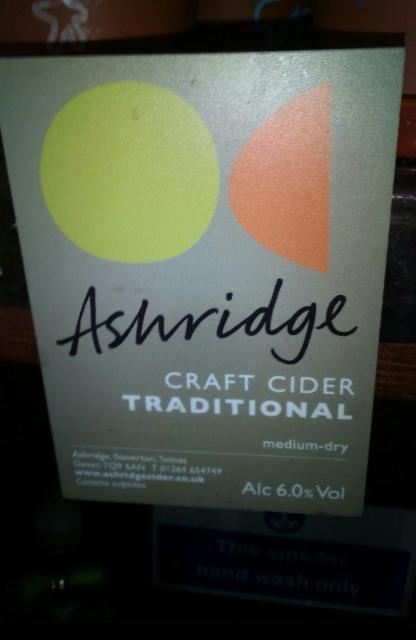 Traditional 6.0%, Ashridge Ciders, England