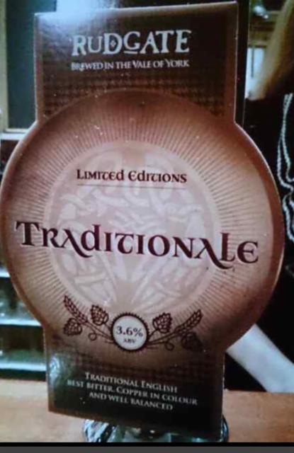 Traditionale 3.6%, Rudgate Brewery, England