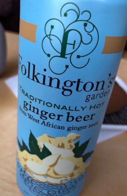 Traditionally Hot Ginger Beer 0.0%, Folkington's garden, England