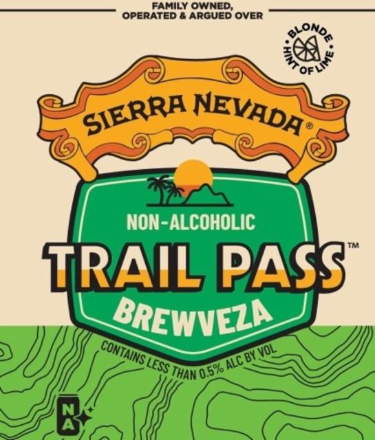 Trail Pass Brewveza 0.5%, Sierra Nevada Brewing Company, United States