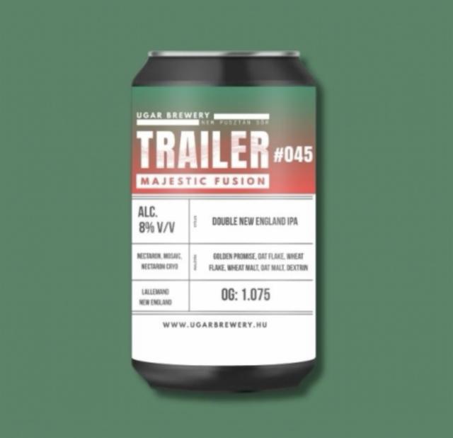 Trailer #045 - majestic fusion 8.0%, UGAR Brewery, Hungary